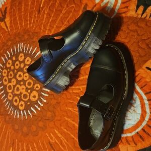 Dr. Martens Womens Black Bethan Platforms - Size 8